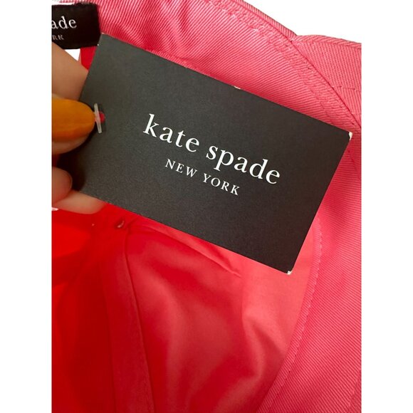 KATE SPADE Strawberry Shake Logo Baseball Hat Cap NEW NWT - Picture 4 of 6